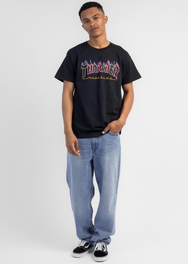 thrasher neon t shirt