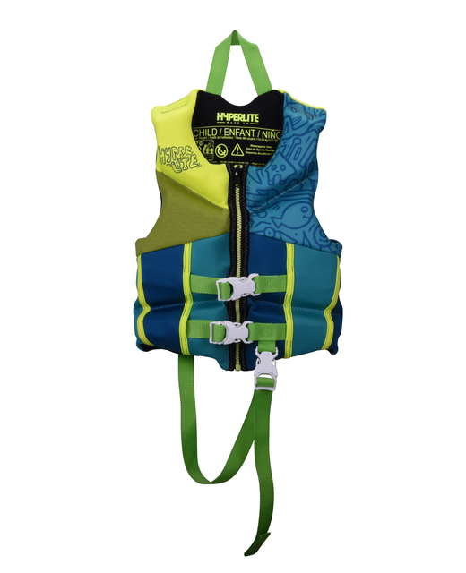 HYPERLITE 2024 Child Neoprene Life Vest Wake Buoyancy HYPERLITE SUM24   15735 520 640 