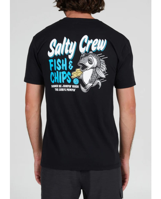 Salty Crew Fish And Chips Premium Tee