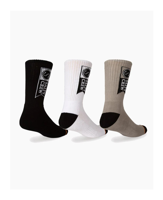 Salty Crew Alpha 3 Pack Socks