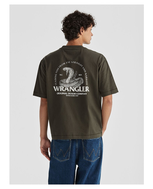 Wrangler Snake Stack Boxcar Tee