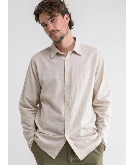 Rhythm Classic Linen L/S Shirt 